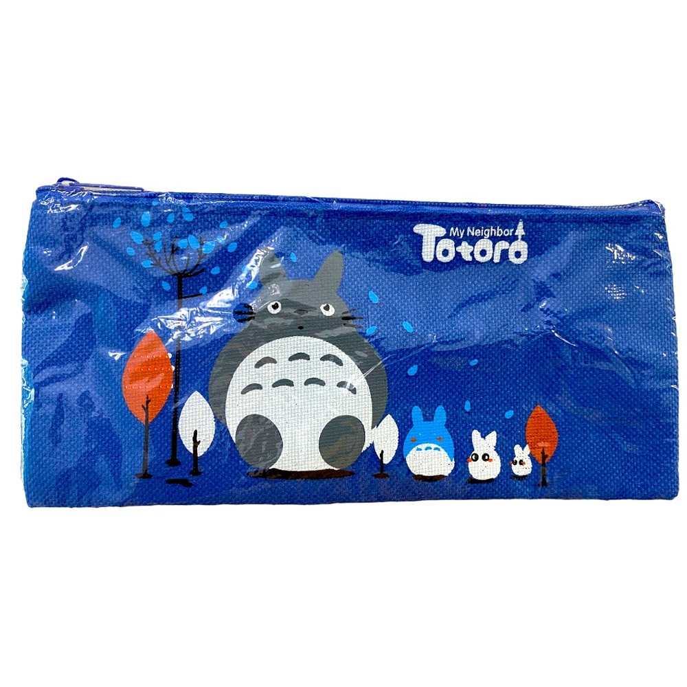 Totoro Pencil Case Blue 8X4 Inches